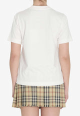 Burberry Logo Print Crewneck T-shirt White 8118971--B7078