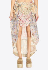 Zimmermann Rebellion Draped Midi Skirt Multicolor 7140SC261--SPLIFLO