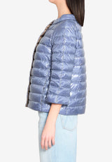 Herno Reversible Short Down Jacket Blue PI0769D-12017Z-9026