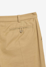 Balenciaga Straight-Leg Stitched Pants Beige 48164--