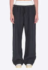 Alexander Wang Layered Straight Pants Black 4CC1244349--020A
