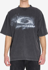 Balenciaga Washed Crayon Loop T-shirt Black 764235-TTVN5-9034