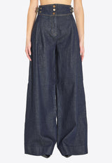 Zimmermann Rebellion Wide-Leg Jeans Blue 6392PC261--NHTSKY