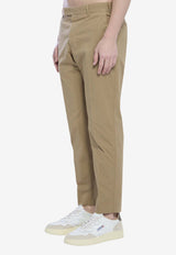 PT Torino Rebel Straight-Leg Pants Brown CORTZ1Z00FWD-NK30-Y139
