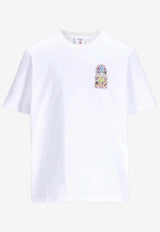 Casablanca Tennis Landscape Print T-shirt White SS26JTS001--15