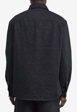 Casablanca Laser Monogram Overshirt Black SP26SH240--01