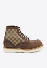 Gucci GG Monogram Ankle Boots Beige 831149-AAEZE-2541