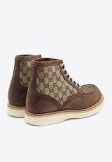 Gucci GG Monogram Ankle Boots Beige 831149-AAEZE-2541