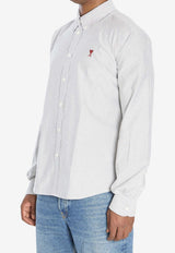 AMI PARIS Ami De Coeur Shirt White BFUSH063-CO0087-039