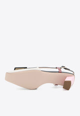 Roger Vivier Belle Vivier 45 Patent Leather Slingback Pumps Multicolor RVW00625601-D1P-SQ17