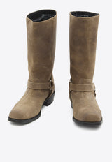 Golden Goose DB High Biker Suede Boots Beige GWF01057-F008237-15693