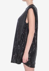Golden Goose DB Mini Sequined Dress Black GWP02172-P001828-90100