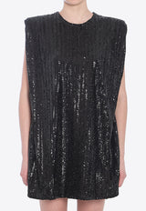 Golden Goose DB Mini Sequined Dress Black GWP02172-P001828-90100