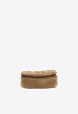 Saint Laurent Mini Jamie 4.3 Suede Shoulder Bag Camel 806025-1U807-3194