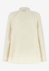 Lemaire Ascot Collar Blouse White SH1218-LF1500-WH048