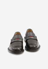 Gucci Stitching Leather Loafers Brown 838136-AAEYD-2243