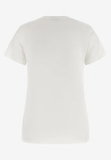 Moncler Logo Patch Crewneck T-shirt White L10938C73200-V8058-033