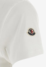 Moncler Logo Patch Crewneck T-shirt White L10938C73200-V8058-033