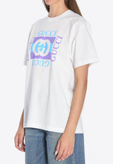 Gucci GG and Web Print T-shirt White 837959-XJHG9-9081