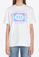 Gucci GG and Web Print T-shirt White 837959-XJHG9-9081