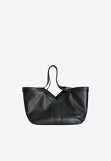 Saint Laurent Small Y Grained Leather Tote Bag Black 835274-AAEB3-1000