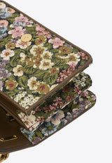 Valentino Vain Floral Jacquard Shoulder Bag Multicolor 8W2B0R17-JCK-R9H