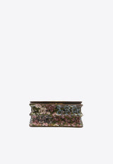 Valentino Vain Floral Jacquard Shoulder Bag Multicolor 8W2B0R17-JCK-R9H