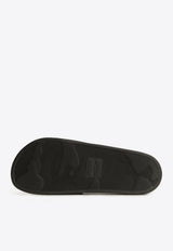 Moncler Basile Rubber Slides Black L109A4C00040-M2999-999