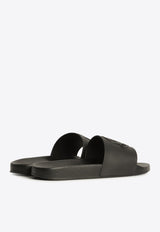 Moncler Basile Rubber Slides Black L109A4C00040-M2999-999