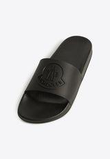 Moncler Basile Rubber Slides Black L109A4C00040-M2999-999