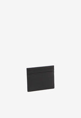 Valentino VLogo Hammered Leather Cardholder Black 8Y2P0AP4-UAG-0NO