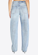 Alexander Wang Float Faded Jeans Blue 4DC1264943--470C