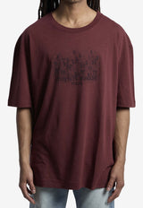 Maison Margiela Oversized Logo T-shirt Red S50GC0730-M20164-210