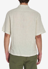 Barena Venezia Mola Telino Linen Shirt Pearl CAU5459-3007-538