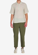 Barena Venezia Mola Telino Linen Shirt Pearl CAU5459-3007-538