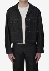 Lemaire Denim Trucker Jacket Gray OW1234-LD1061-BK965