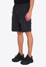 Moncler Grenoble Technical Crinkle Shorts Black L10972B00003-597SL-999