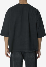 Willy Chavarria Community Center Oversized T-shirt Black WCJSY0200--001