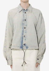Haikure Keira Vintage Dirty Shirt Blue HEW06100-DF188L0933-L0933