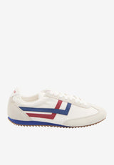 PRO-Keds Racer 77 Suede and Nylon Sneakers White R722SLM-NS-WH00002