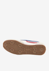 PRO-Keds Racer 77 Suede and Nylon Sneakers White R722SLM-NS-WH00002