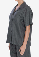 Khaite Riordan Buttoned Shirt Gray 2414604--217