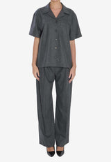 Khaite Riordan Buttoned Shirt Gray 2414604--217