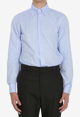 Borriello Napoli Vomero Oxford Shirt Light Blue 21005 VOMERO--CEL