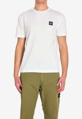 Stone Island Logo Patch Crewneck T-shirt White L1S152100027-S0013-V0001