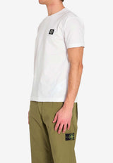 Stone Island Logo Patch Crewneck T-shirt White L1S152100027-S0013-V0001