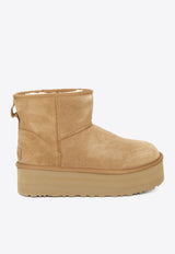 UGG Classic Mini Platform Suede Boots Chestnut 1134991--CHE