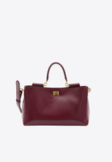 Dolce & Gabbana Vittoria Calf Leather Top Handle Bag Red BB7896-AZ000-83028
