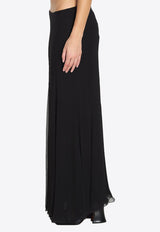 Chloé Flowy Maxi Skirt Black CH25WJU200001--001