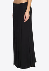 Chloé Flowy Maxi Skirt Black CH25WJU200001--001